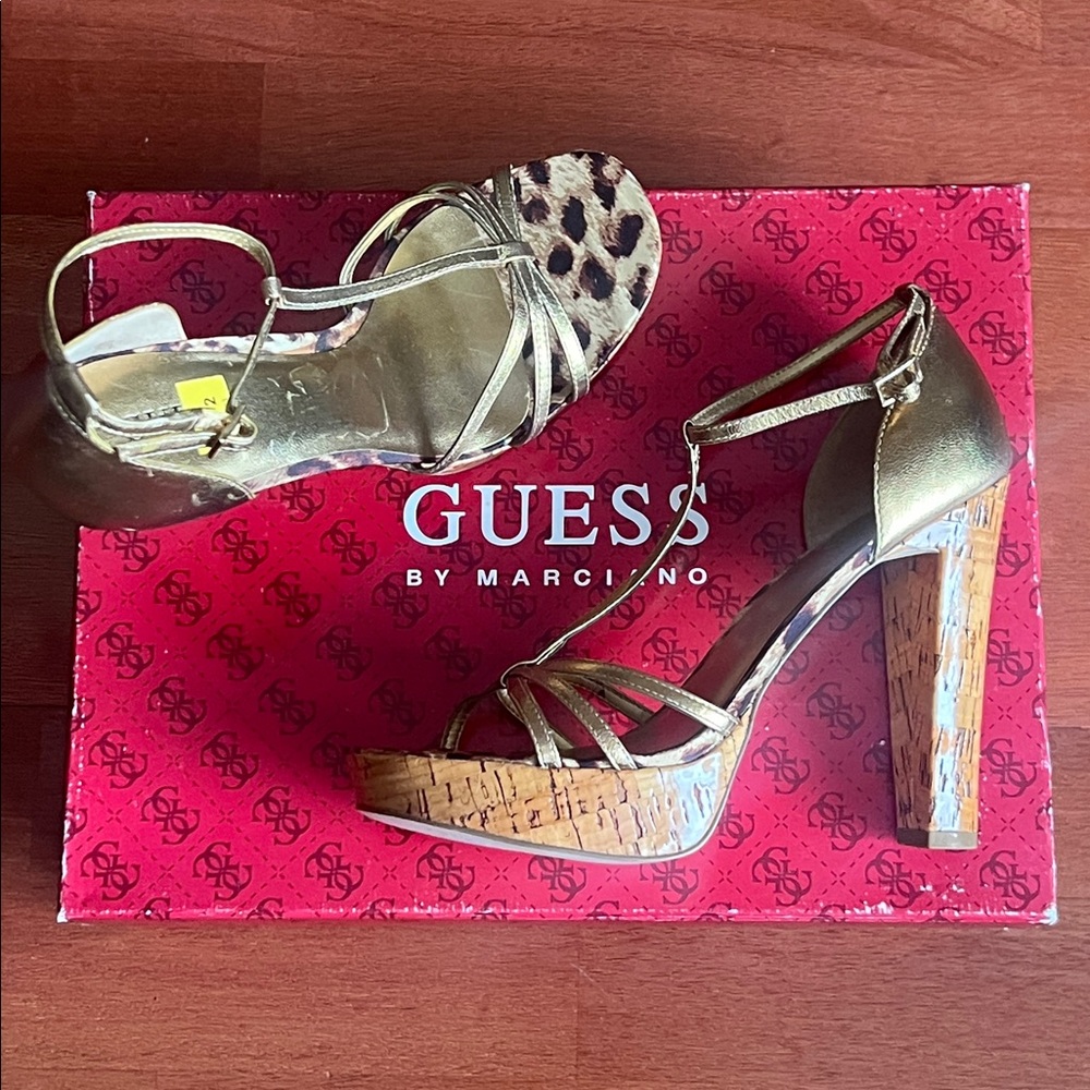 Guess Gold Heels - Picture 8 of 8